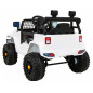 Vaikiškas Elektromobilis Jeep Dark Night, Baltas Vaikiškas Elektromobilis Jeep Dark Night, Baltas