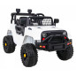 Vaikiškas Elektromobilis Jeep Dark Night, Baltas Vaikiškas Elektromobilis Jeep Dark Night, Baltas