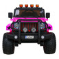 Vaikiškas Elektromobilis Monster Jeep 4 x 4, Rožinis