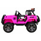 Vaikiškas Elektromobilis Monster Jeep 4 x 4, Rožinis