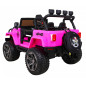 Vaikiškas Elektromobilis Monster Jeep 4 x 4, Rožinis