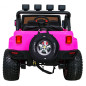 Vaikiškas Elektromobilis Monster Jeep 4 x 4, Rožinis
