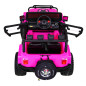Vaikiškas Elektromobilis Monster Jeep 4 x 4, Rožinis