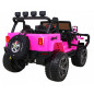 Vaikiškas Elektromobilis Monster Jeep 4 x 4, Rožinis