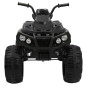 Vaikiškas Elektrinis Keturratis Quad ATV 2 4 G, Juodas