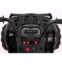 Vaikiškas elektrinis keturratis Quad ATV 2.4GHz, Juodas