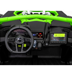 Vaikiškas Elektrinis Bagis Maverick Turbo RR, Žalias