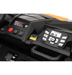 Vaikiškas Elektrinis Bagis ATV STRONG Racing, Auksinis