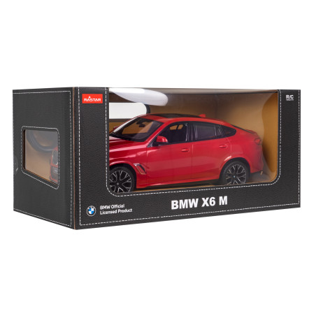R/C valdomas automobilis BMW X6 M 1:14 RASTAR Raudonas