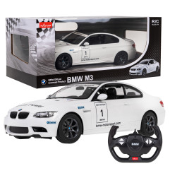 RC valdomas BMW M3 1:14 RASTAR baltas