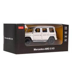 Metalinis automobilis modeliukas Mercedes Benz AMG G63 1:32 RASTAR Baltas