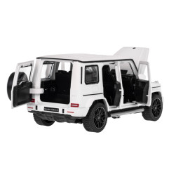 Metalinis automobilis modeliukas Mercedes Benz AMG G63 1:32 RASTAR Baltas