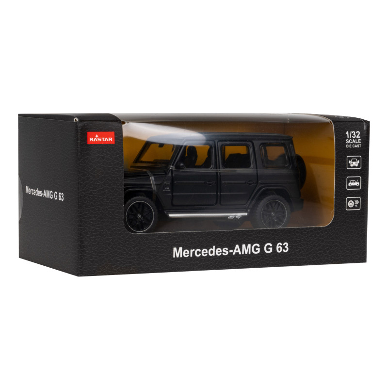 Metalinis automobilis Mercedes Benz AMG G63 1:32 RASTAR Black