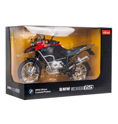 Vaikiškas Metalinis motociklas BMW R1200GS 1:9 RASTAR Raudonas
