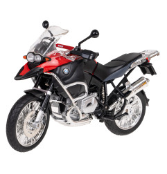 Metalinis motociklas BMW R1200GS 1:9 RASTAR Red