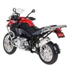 Vaikiškas Metalinis motociklas BMW R1200GS 1:9 RASTAR Raudonas