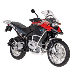 Vaikiškas Metalinis motociklas BMW R1200GS 1:9 RASTAR Raudonas