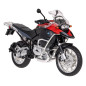 Vaikiškas Metalinis motociklas BMW R1200GS 1:9 RASTAR Raudonas Vaikiškas Metalinis motociklas BMW R1200GS 1:9 RASTAR Raudonas