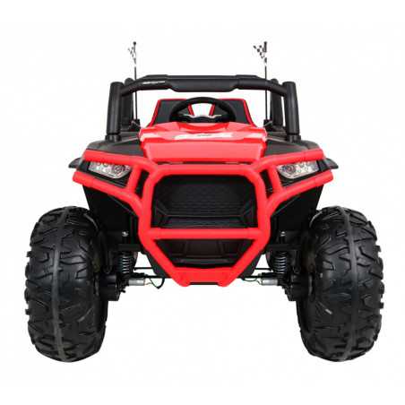 Vaikiškas Elektrinis bagis Racer 4x4, Raudonas