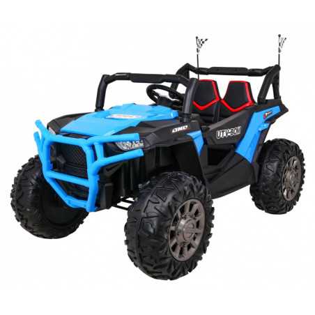 Vaikiškas Elektrinis bagis Racer 4x4, Mėlynas