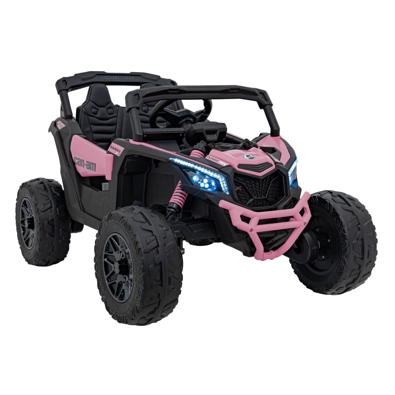 Vaikiškas Elektrinis Bagis ATV CAN-AM Maverick, Rožinis Vaikiškas Elektrinis Bagis ATV CAN-AM Maverick, Rožinis