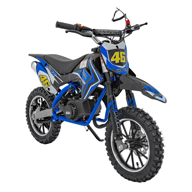Benzininis krosinis motociklas RENEGADE 50R, Mėlynas Benzininis krosinis motociklas RENEGADE 50R, Mėlynas