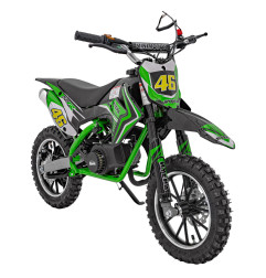 Vaikiškas benzininis motociklas RENEGADE 49CC, Žalias