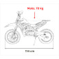 Benzininis krosinis motociklas RENEGADE 50R, Žalias Benzininis krosinis motociklas RENEGADE 50R, Žalias