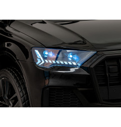 Vaikiškas Elektromobilis Audi Q7 NEW LIFT, Juodas