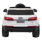 Vaikiškas Elektromobilis Audi Q7 NEW LIFT, Baltas Vaikiškas Elektromobilis Audi Q7 NEW LIFT, Baltas