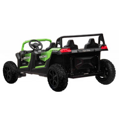 Vaikiškas elektrinis keturvietis bagis RACING UTV2000, Žalias