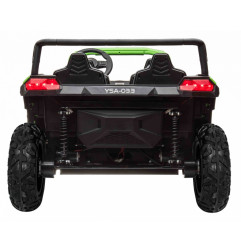 Vaikiškas elektrinis keturvietis bagis RACING UTV2000, Žalias
