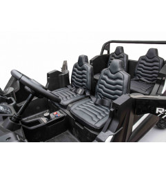 Vaikiškas elektrinis keturvietis bagis RACING UTV2000, Žalias