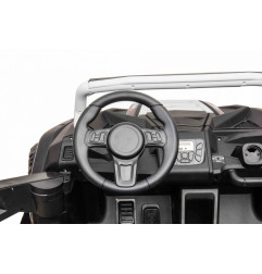 Vaikiškas elektrinis keturvietis bagis RACING UTV2000, Raudonas