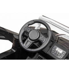 Vaikiškas elektrinis keturvietis bagis RACING UTV2000, Raudonas