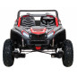 Vaikiškas Keturvietis elektrinis bagis RACING UTV2000, raudonas Vaikiškas Keturvietis elektrinis bagis RACING UTV2000, raudonas