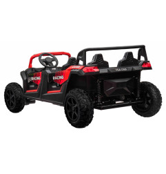 Vaikiškas elektrinis keturvietis bagis RACING UTV2000, Raudonas