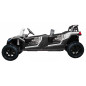 Vaikiškas Keturvietis elektrinis bagis RACING UTV2000, baltas Vaikiškas Keturvietis elektrinis bagis RACING UTV2000, baltas
