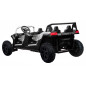 Vaikiškas Keturvietis elektrinis bagis RACING UTV2000, baltas Vaikiškas Keturvietis elektrinis bagis RACING UTV2000, baltas