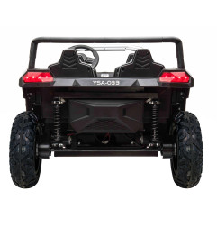 Vaikiškas elektrinis keturvietis bagis RACING UTV2000, Baltas