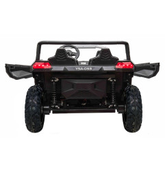 Vaikiškas elektrinis keturvietis bagis RACING UTV2000, Baltas