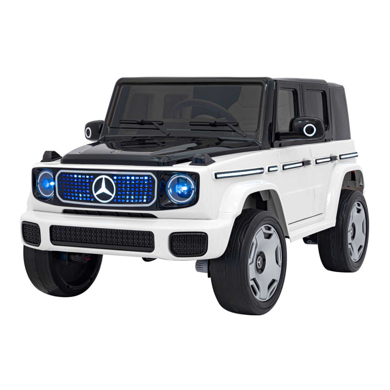 Vaikiškas Elektromobilis Mercedes Benz EQG, Baltas Vaikiškas Elektromobilis Mercedes Benz EQG, Baltas