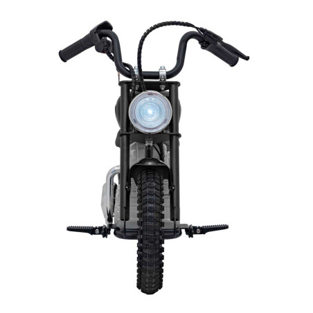 Vaikiškas Elektrinis motociklas Chopper SPEED, Pilkas