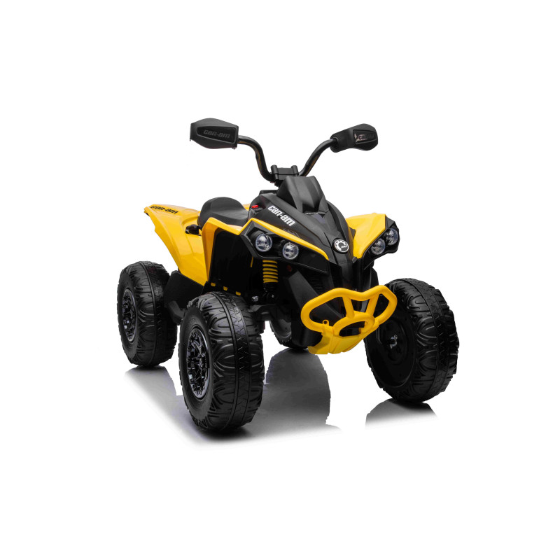 Vaikiškas Elektrinis Keturratis Maverick ATV, Geltonas Vaikiškas Elektrinis Keturratis Maverick ATV, Geltonas