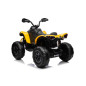 Vaikiškas Elektrinis Keturratis Maverick ATV, Geltonas Vaikiškas Elektrinis Keturratis Maverick ATV, Geltonas