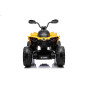 Vaikiškas Elektrinis Keturratis Maverick ATV, Geltonas Vaikiškas Elektrinis Keturratis Maverick ATV, Geltonas