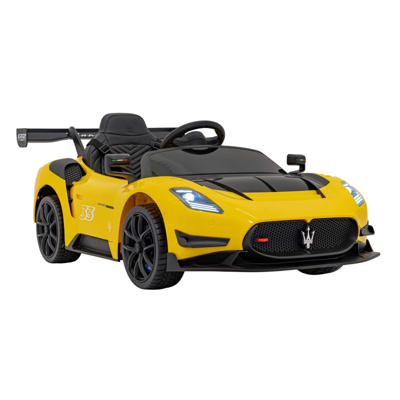 Vaikiškas Elektromobilis Maserati MC20 GT2, Geltonas Vaikiškas Elektromobilis Maserati MC20 GT2, Geltonas