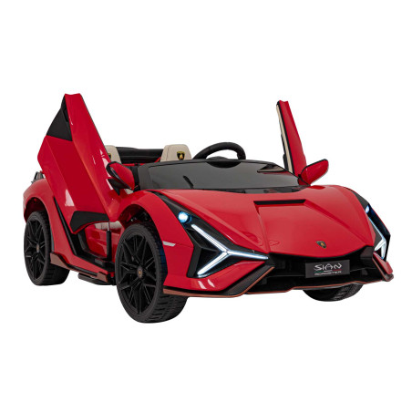 Vaikiškas Elektromobilis Lamborghini SIAN, raudonas