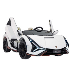 Vaikiškas Elektromobilis Lamborghini SIAN XL, baltas - 2