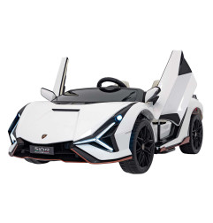 Vaikiškas Elektromobilis Lamborghini SIAN XL, baltas - 3